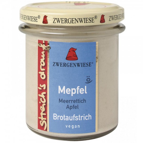 Crema tartinabila vegetala Mepfel cu hrean si mar fara gluten bio Zwergenwiese